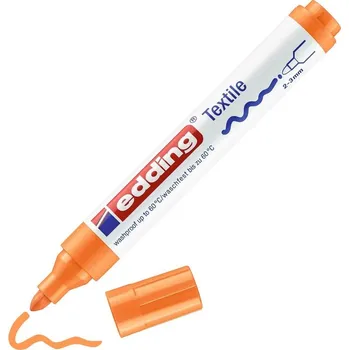 Popisovač na textil EDDING 4500, NEON oranžový