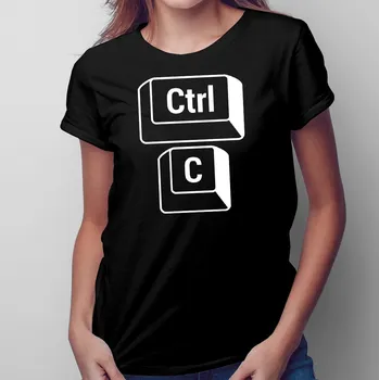 Žertovný předmět CTRL+C - máma - dámské tričko s potiskem