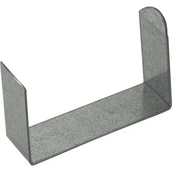 Tesařské kování Plechová spona 534, U/KR, 90 x 60 x 30 mm