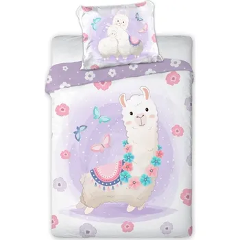 Povlečení FARO Povlečení do postýlky Lama Bavlna, 100/135, 40/60 cm