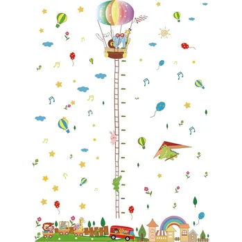 Samolepící dekorace Samolepky na zdi dětské Metr Létající balón