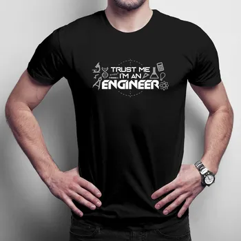 Žertovný předmět Trust me I'm an engineer - pánské tričko s potiskem