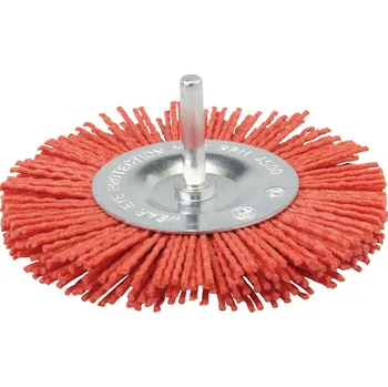 Brusný kartáč Radiální nylonový stopkový kartáč 100 mm hrubý Silverline 589713