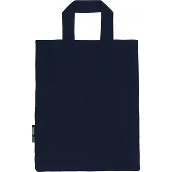Neutral Pevná nákupní Fairtrade taška z organické bavlny v keprové vazbě Barva: modrá námořní, Velikost: 35 x 44 cm NE90005