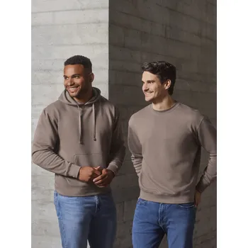 Pánská mikina Authentic Russell Brown Men&#039;s Hoodie RUSSELL hnědá 2476738