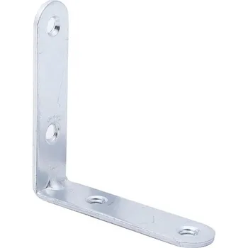Tesařské kování Úhelník s prolisem 60x60mm zinek
