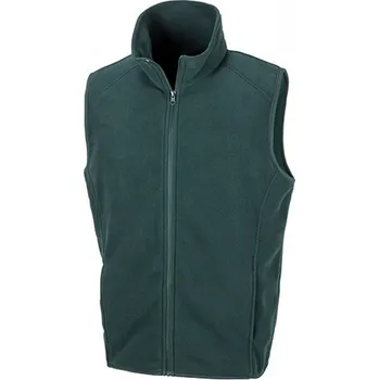 Pánská bunda Result Core Měkká lehká mikrofleecová unisex vesta Gilet Barva: Zelená lesní, Velikost: XXL RT1160