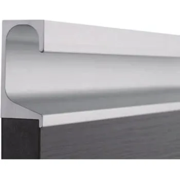 Stavební profil Úchytkový narážecí profil UKS-7, 3,1 m, nerez