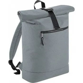 BagBase Rolovací batoh na notebook 15,6 " ze 100% recyklovaného polyesteru Barva: Šedá, Velikost: 32 x 44 x 13 cm BG286