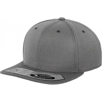 Kšiltovka Snapback Flexfit z polyakrylu s rovným kšiltem Barva: Šedá FX110