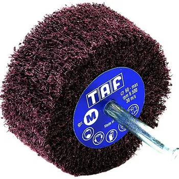 Lamelový kotouč na stopce z brusného rouna TAF A/Medium 80x50-6 mm