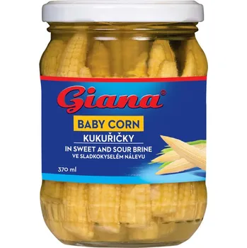 GIANA Kukuřičky ve sladkokyselém nálevu 370ml 340g