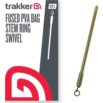 5ks - Tyčinka do Inline Zátěží Trakker Fused PVA Bag Stem Ring Swivel