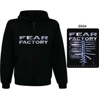 Pánská mikina Fear Factory - mikina s kapucí a zipem 4 XL