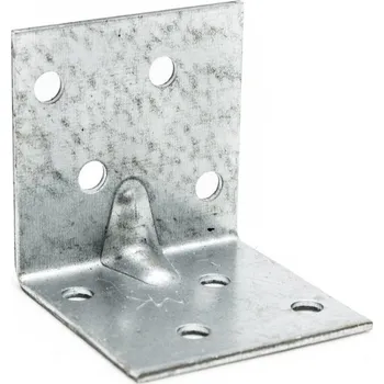 Tesařské kování Mark KMP1 Úhelník montážní s prolisem 40x40x40x1,5mm