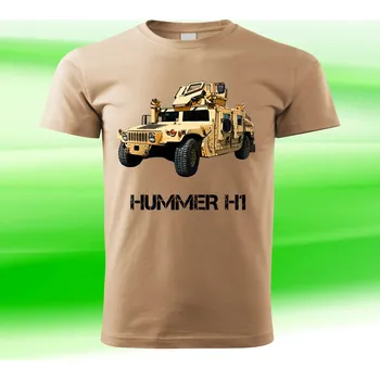 Chlapecké tričko vojenské tričko Hummer H1 110 (tričko s vojenskou technikou )