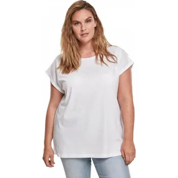 Dámské tričko Dámské tričko z organické bavlny s volnými ohrnutými rukávky Urban Classics Barva: Bílá, Velikost: XXL