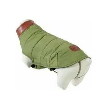 Obleček pro psa Obleček prošívaná bunda pro psy LONDON khaki 25cm Zolux