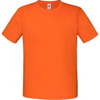 Chlapecké tílko Dětské slim-fit tričko Iconic Fruit of the Loom 150 g/m Barva: Oranžová, Velikost: 104 F130K