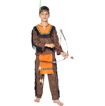 Karnevalový kostým Funiglobal - Deluxe kostým indián pro chlapce - 3-4 years