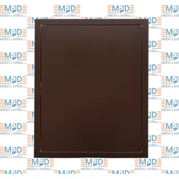 Revizní dvířka Revizní dvířka 300x400 mm hnědá tlačný magnet (300*400 mm revizní dvířka hnědá tlačný magnet)