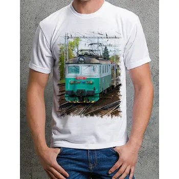 Pánské tričko tričko s lokomotivou 123 012 - 7 L