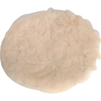 Brusný kotouč Vlněný návlek Ø125 mm – suchý zip, pro leštičku Silverline 107968