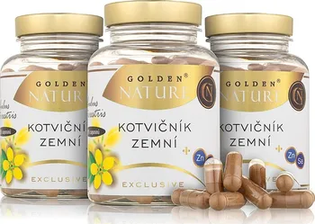 Přírodní produkt Golden Nature Kotvičník zemní 90 % + zinek + selen