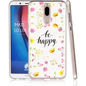 Pouzdro na tablet VSECHNONAMOBIL 10272 MY ART obal Huawei Mate 10 Lite BE HAPPY (019)