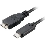 AKASA - USB 3.1 typ C na mikro B adaptér - 100 cm