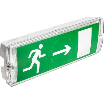 Průmyslové svítidlo Svítidlo nouzové SAHER-1 LED DUO, 3W, 300lm, AC220-240V, 50-60Hz, IP65, 1H, 6400 K, 2 prac