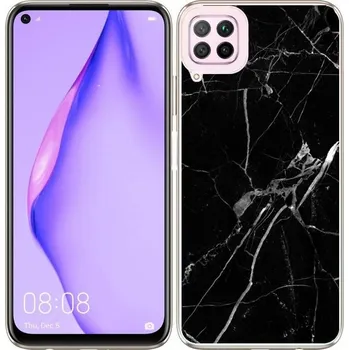 Pouzdro na mobilní telefon VSECHNONAMOBIL 24776 MY ART Ochranný kryt Huawei P40 Lite BLACK MARBLE (142)