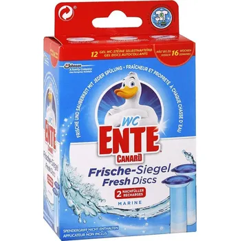 WC čistič Wc Ente náplň do fresh disku na toalety Marine 2 ks