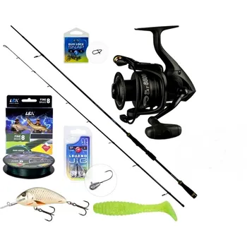Rybářský prut L&K Spin Blade 270 cm/80-150 g  + přívlačový set na lov sumců