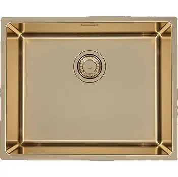 Nerezový dřez Dřez včetně sifonu, KOMBINO 50, spodní, BRONZ