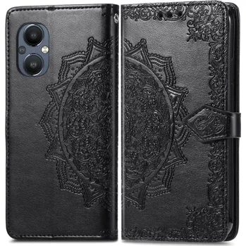 Pouzdro na tablet VSECHNONAMOBIL 39667 ART Peněženkový kryt OnePlus Nord N20 5G ORNAMENT černý