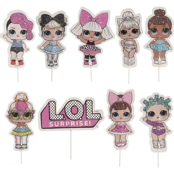 Party dekorace Dekora Zapichovací dekorace LOL Surprise 36 ks