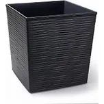LAMELA Květináč JUKA 25x25cm vrub černá