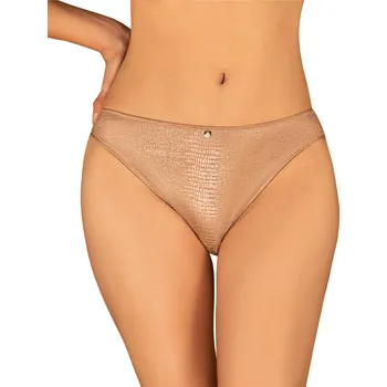 Dámské erotické kalhotky Obsessive Filipines Panties Gold Velikost L