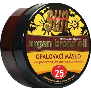 Přípravek na opalování Vivaco Sun Vital opalovací máslo s BIO arganovým olejem SPF25 200 ml
