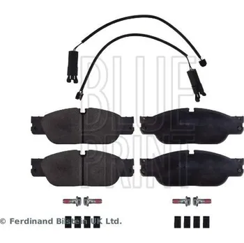 Brzdová destička Sada brzdových destiček, kotoučová brzda BLUE PRINT ADJ134234