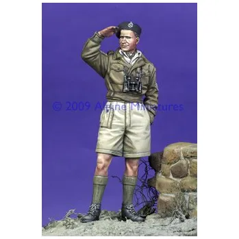 Plastikový model Alpine Miniatures 1/35 British Armoured Crew #1