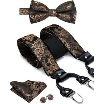 Motýlek Amparo Miranda® Set motýlek, kapesníček a kšandy BD-3012