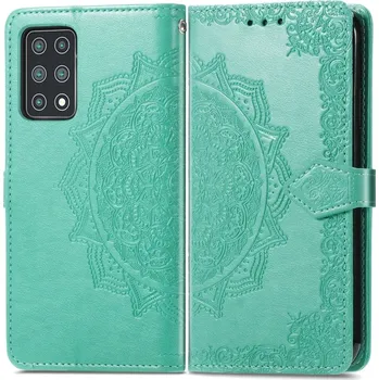 Pouzdro na tablet VSECHNONAMOBIL 37625 ART Peněženkový kryt Cubot X30 ORNAMENT zelený