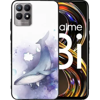 Pouzdro na tablet VSECHNONAMOBIL 41887 MY ART Silikonový obal Realme 8i WHALE (032)