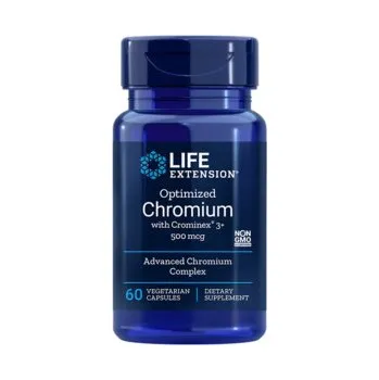 Doplněk stravy Life Extension - Chrom (with Crominex®), 60 vegkapslí