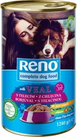 Reno Dog konzerva telecí 1,24 kg