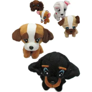 plyšák PLYŠ Pejsek zlatíčko 20cm velké oči 6 druhů *PLYŠOVÉ HRAČKY*