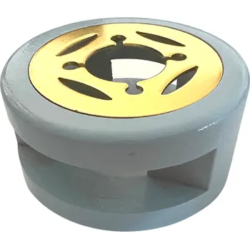 Malovaný kamínek Dřevěný stojánek na pečetící lžičku Barva: Nebesky modrá