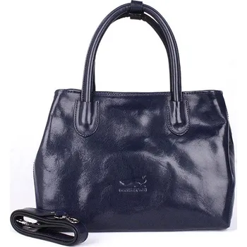 Luxusní střední dámská kabelka do ruky Marta Ponti no. 6093 tmavěmodrá